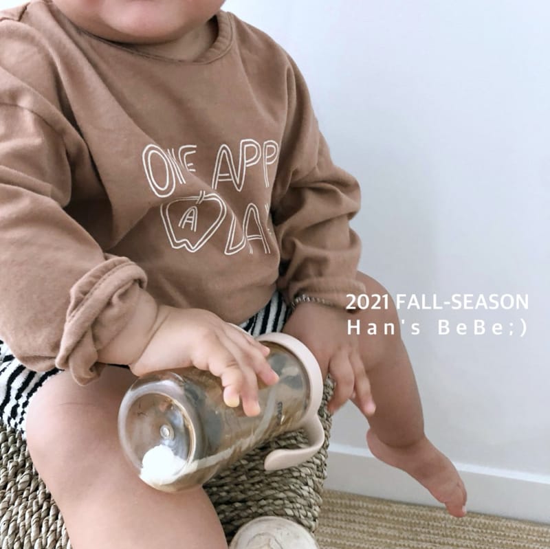 HAN'S - Korean Children Fashion - #Kfashion4kids - Bebe Apple Tee - 11
