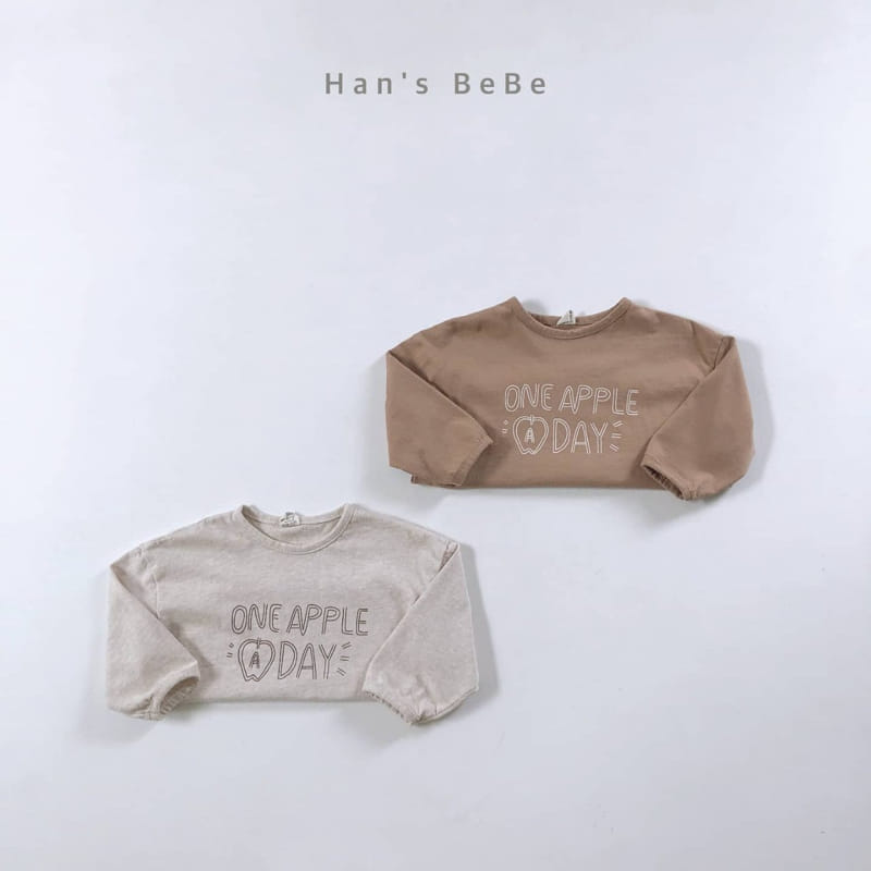 HAN'S - Korean Children Fashion - #Kfashion4kids - Bebe Apple Tee - 2