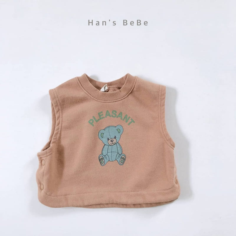 HAN'S - Korean Children Fashion - #Kfashion4kids - Vest Bib