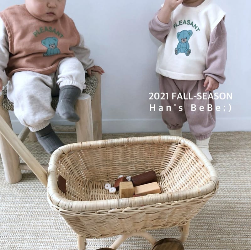 HAN'S - Korean Children Fashion - #Kfashion4kids - Vest Bib - 7