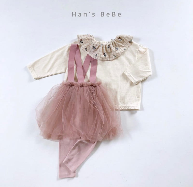 HAN'S - Korean Children Fashion - #Kfashion4kids - Shirring Mesh Leggings - 2