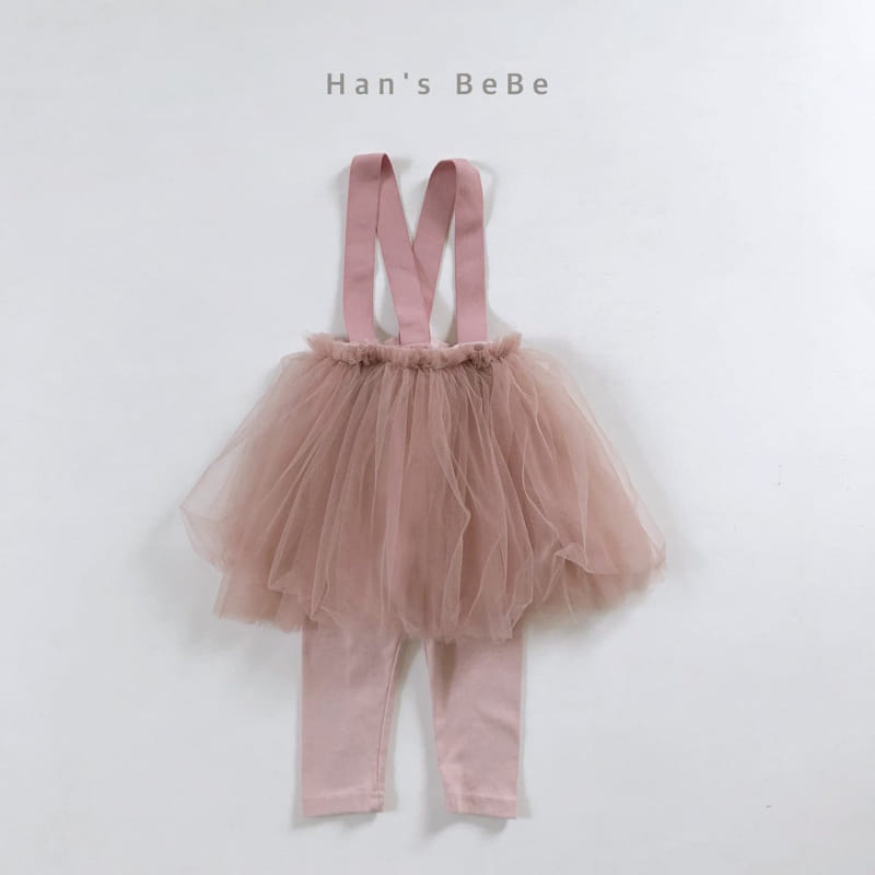 HAN'S - Korean Children Fashion - #Kfashion4kids - Shirring Mesh Leggings - 3