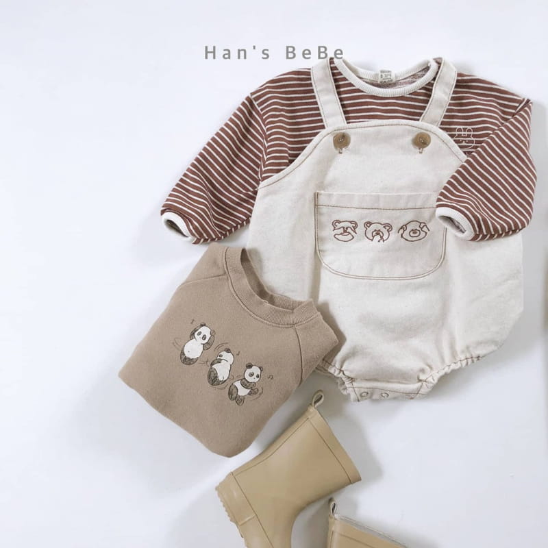 HAN'S - Korean Children Fashion - #Kfashion4kids - Bebe Piping Stripe Tee - 5
