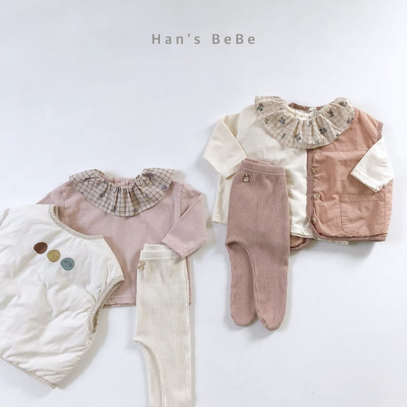HAN'S - Korean Children Fashion - #Kfashion4kids - Frill Drop Tee - 2