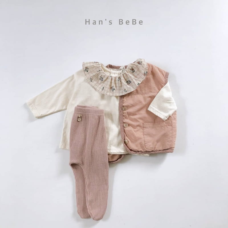 HAN'S - Korean Children Fashion - #Kfashion4kids - Frill Drop Tee - 3