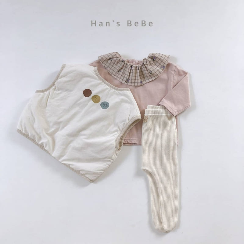 HAN'S - Korean Children Fashion - #Kfashion4kids - Frill Drop Tee - 4