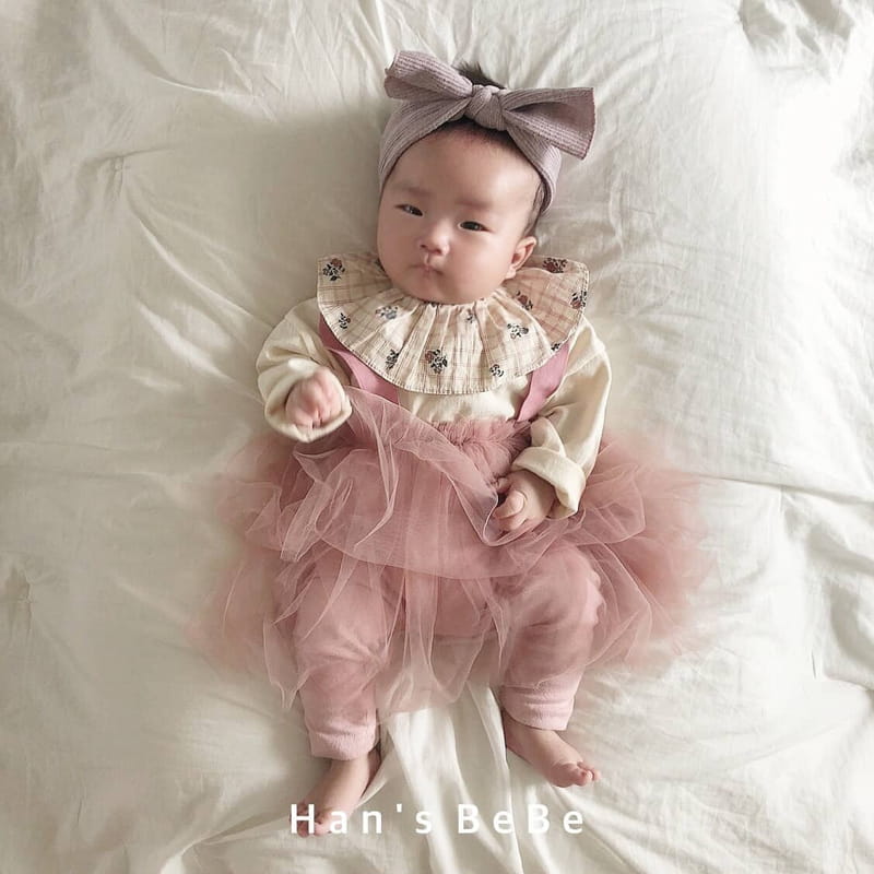HAN'S - Korean Children Fashion - #Kfashion4kids - Frill Drop Tee - 6