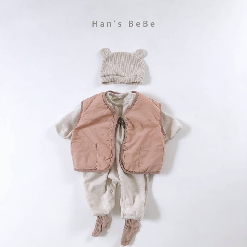 HAN'S - Korean Children Fashion - #Kfashion4kids - Heart Bear Bodysuit - 6