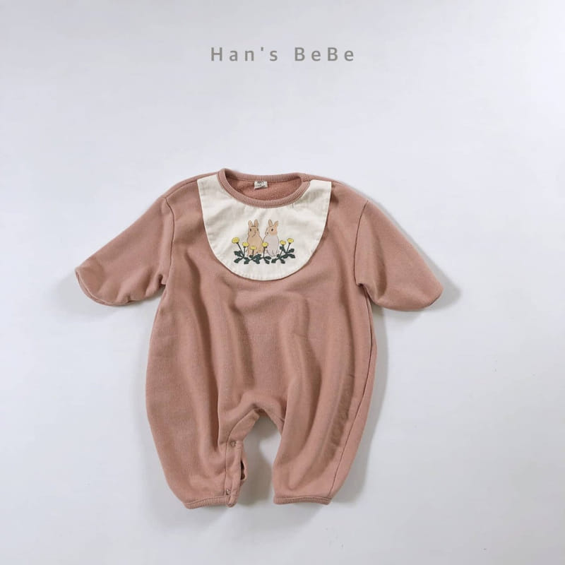 HAN'S - Korean Children Fashion - #Kfashion4kids - Bib Drop Bodysuit
