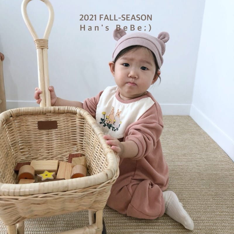 HAN'S - Korean Children Fashion - #Kfashion4kids - Bib Drop Bodysuit - 10