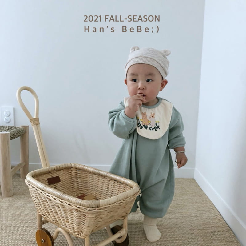 HAN'S - Korean Children Fashion - #Kfashion4kids - Bib Drop Bodysuit - 11