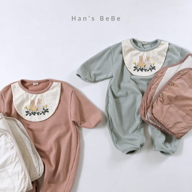 HAN'S - Korean Children Fashion - #Kfashion4kids - Bib Drop Bodysuit - 5