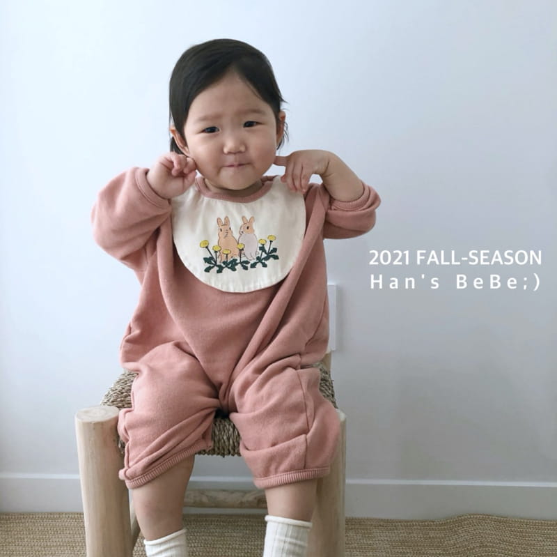 HAN'S - Korean Children Fashion - #Kfashion4kids - Bib Drop Bodysuit - 9