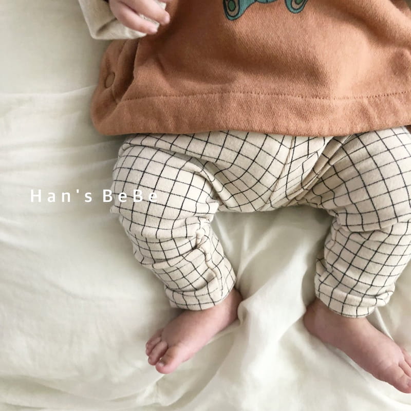 HAN'S - Korean Children Fashion - #Kfashion4kids - Bebe Check Leggings - 6