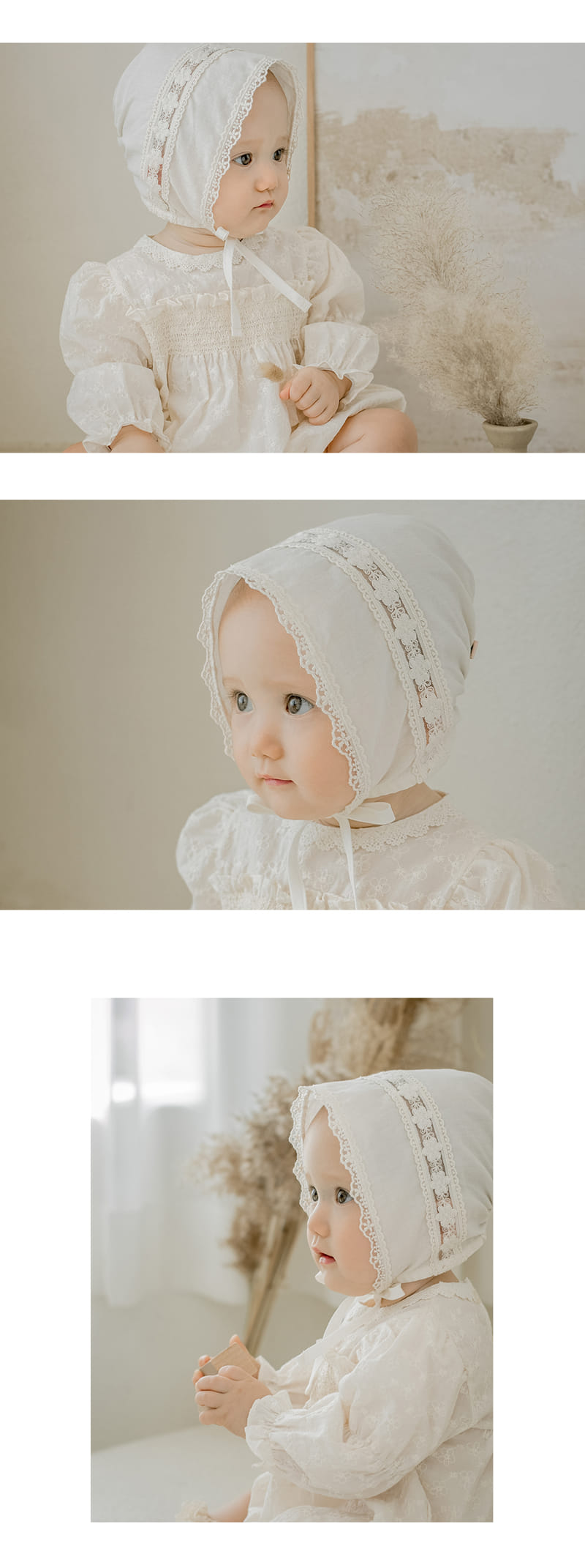 HAPPY PRINCE - Korean Children Fashion - #Kfashion4kids - Jumi Baby Bonnet - 6