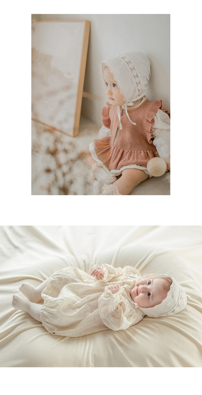 HAPPY PRINCE - Korean Children Fashion - #Kfashion4kids - Jumi Baby Bonnet - 8