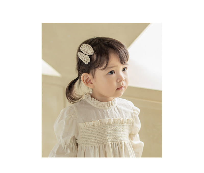 HAPPY PRINCE - Korean Children Fashion - #Kfashion4kids - Giselle Baby Barrettes Set [set of 5] - 5