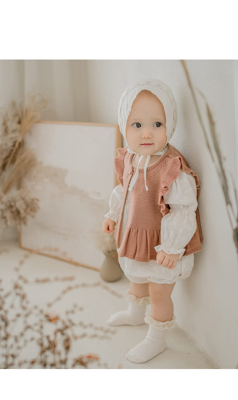 HAPPY PRINCE - Korean Children Fashion - #Kfashion4kids - Lyrian Knit Baby Vest - 3