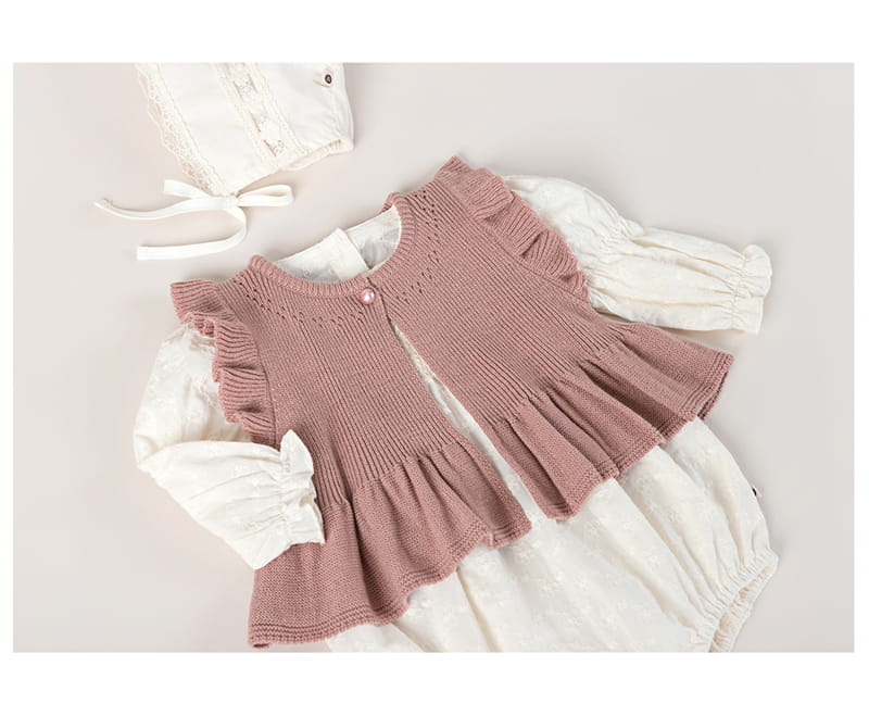 HAPPY PRINCE - Korean Children Fashion - #Kfashion4kids - Lyrian Knit Baby Vest - 7