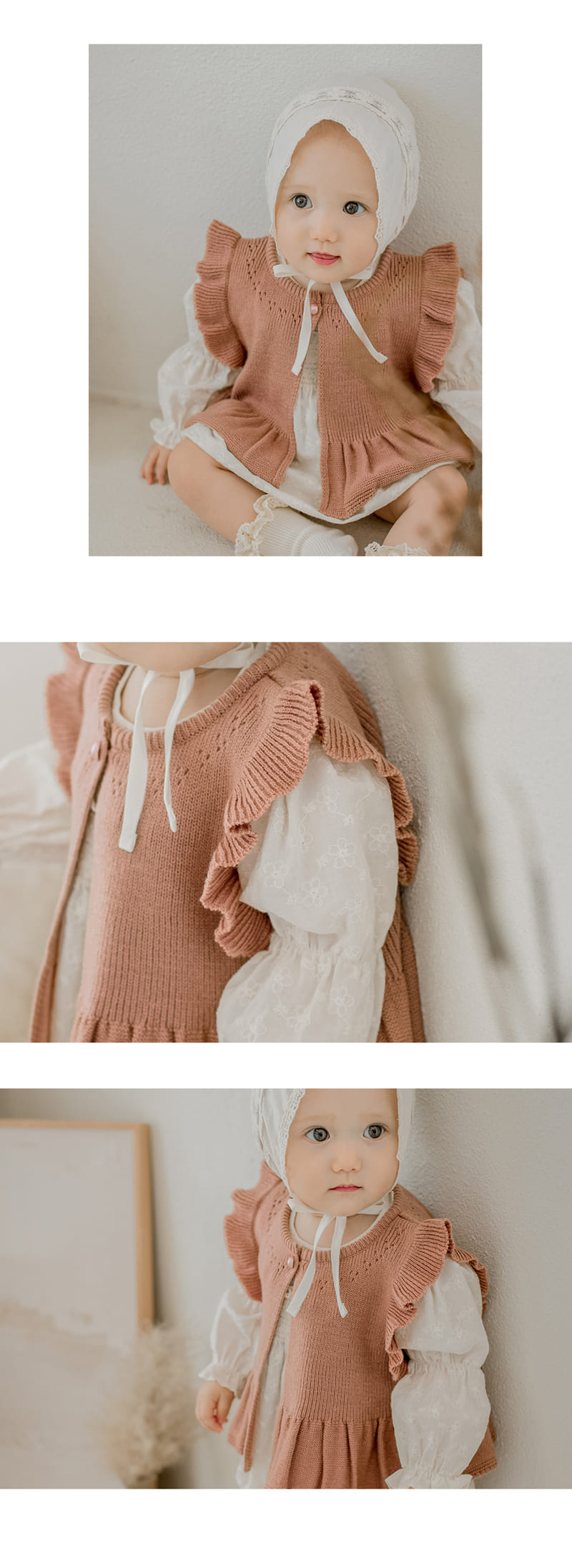 HAPPY PRINCE - Korean Children Fashion - #Kfashion4kids - Lyrian Knit Baby Vest - 8