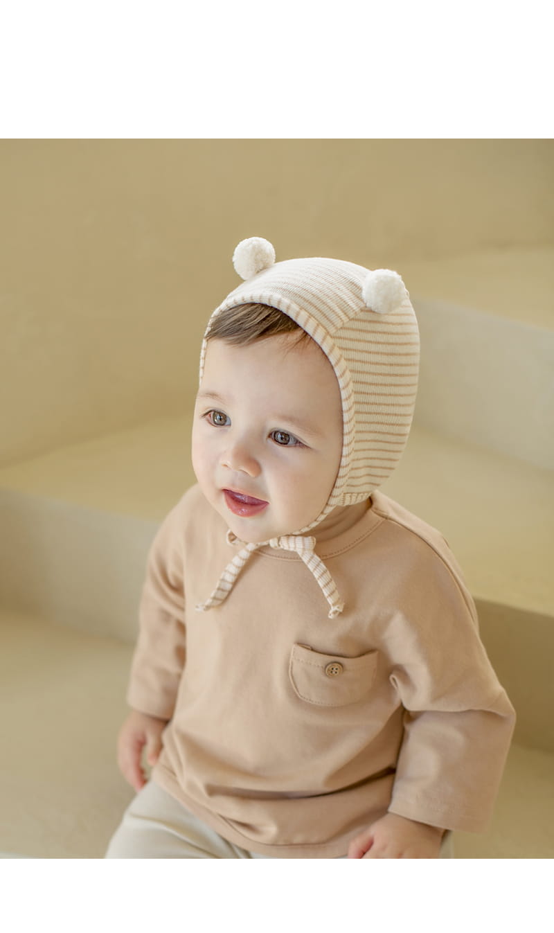 HAPPY PRINCE - Korean Children Fashion - #Kfashion4kids - Leo Baby Bonnet - 3