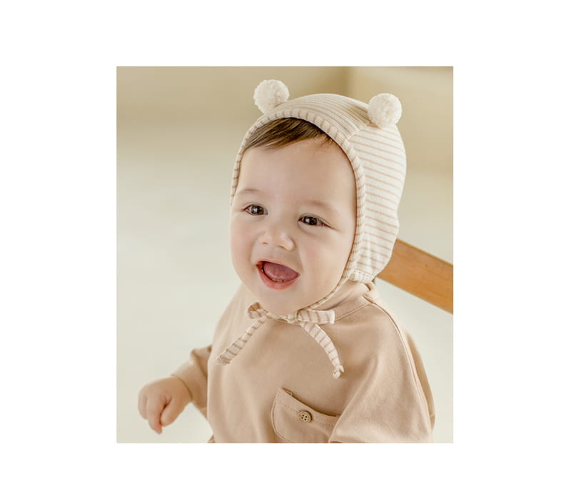 HAPPY PRINCE - Korean Children Fashion - #Kfashion4kids - Leo Baby Bonnet - 4