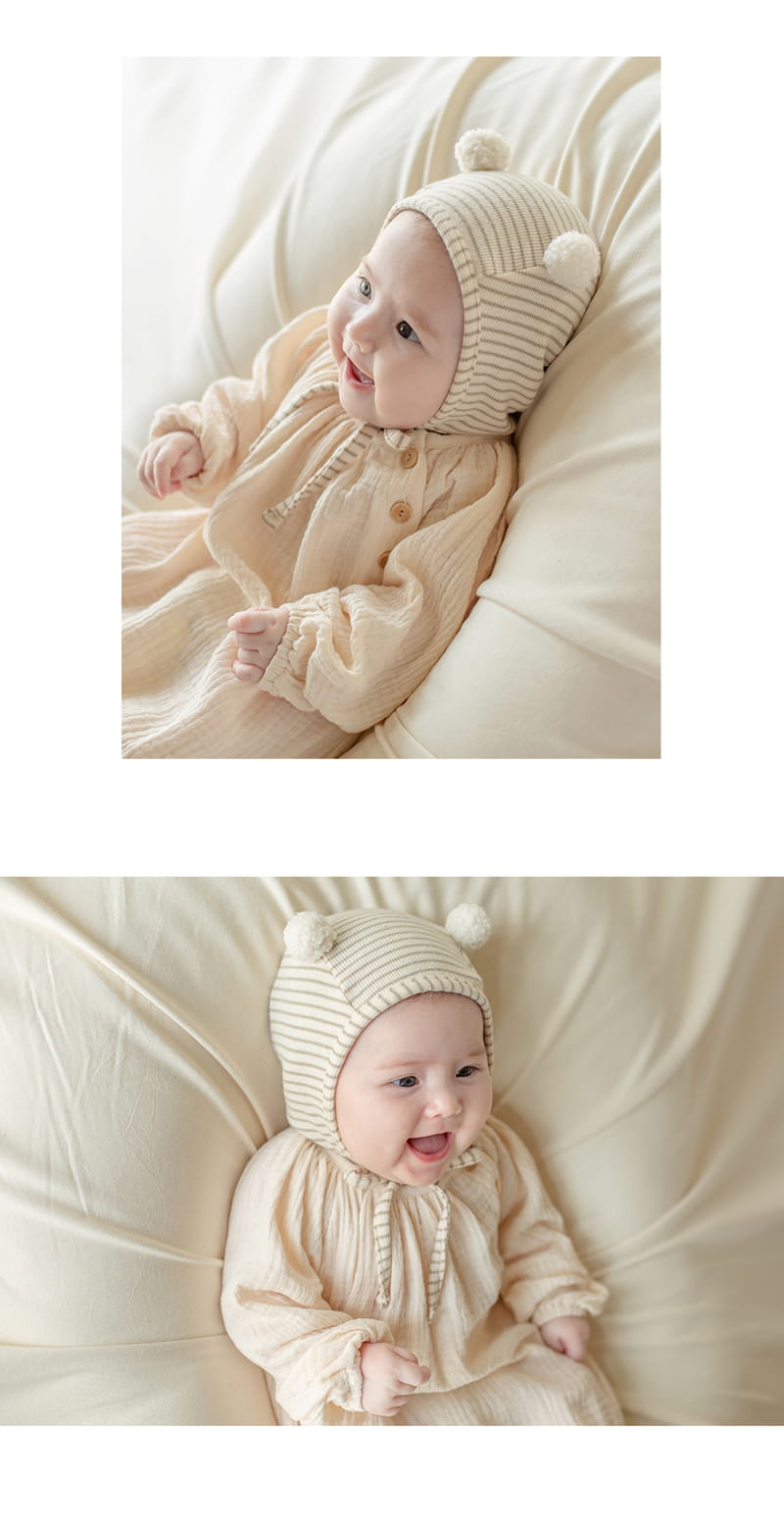 HAPPY PRINCE - Korean Children Fashion - #Kfashion4kids - Leo Baby Bonnet - 8