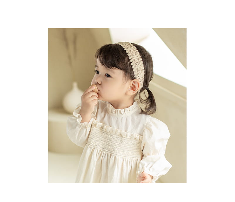 HAPPY PRINCE - Korean Children Fashion - #Kfashion4kids - Lyrian Lace Baby Hairband [set of 5] - 5