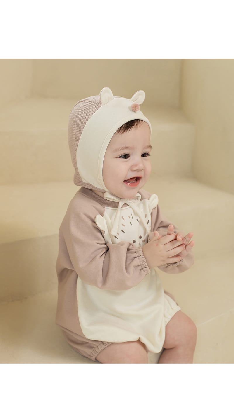 HAPPY PRINCE - Korean Children Fashion - #Kfashion4kids - Erizo Baby Bonnet - 3
