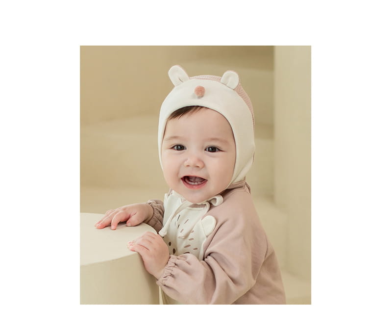 HAPPY PRINCE - Korean Children Fashion - #Kfashion4kids - Erizo Baby Bonnet - 4