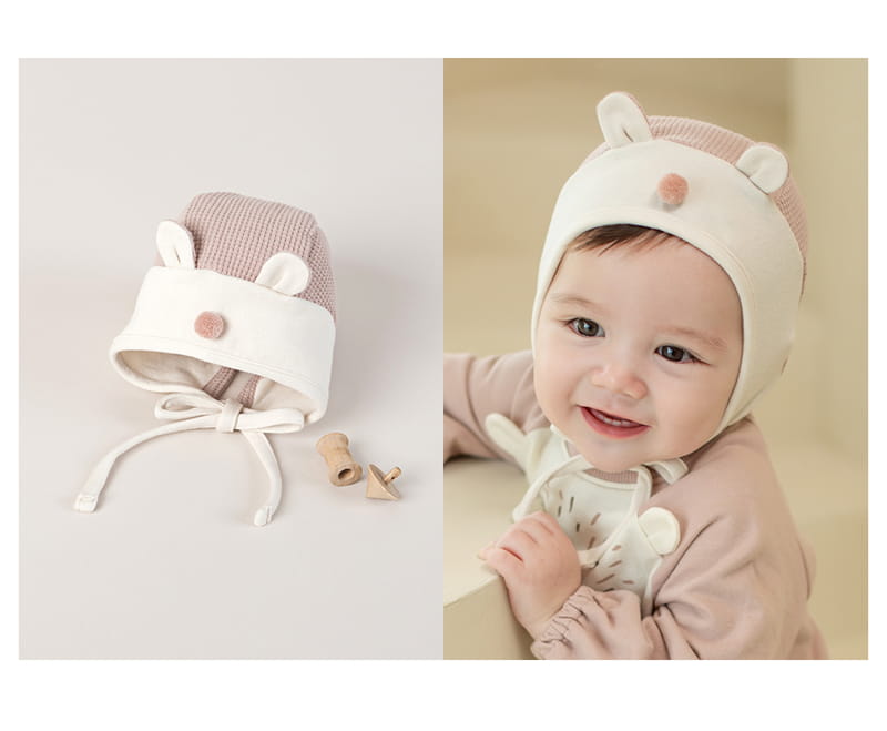 HAPPY PRINCE - Korean Children Fashion - #Kfashion4kids - Erizo Baby Bonnet - 7