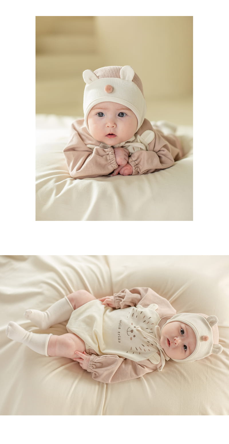 HAPPY PRINCE - Korean Children Fashion - #Kfashion4kids - Erizo Baby Bonnet - 8