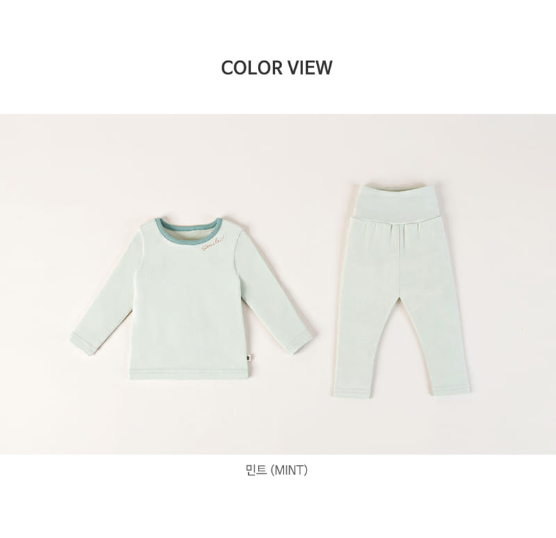HAPPY PRINCE - Korean Children Fashion - #Kfashion4kids - Viva Comfy Belly Baby Loungewear Mint - 11