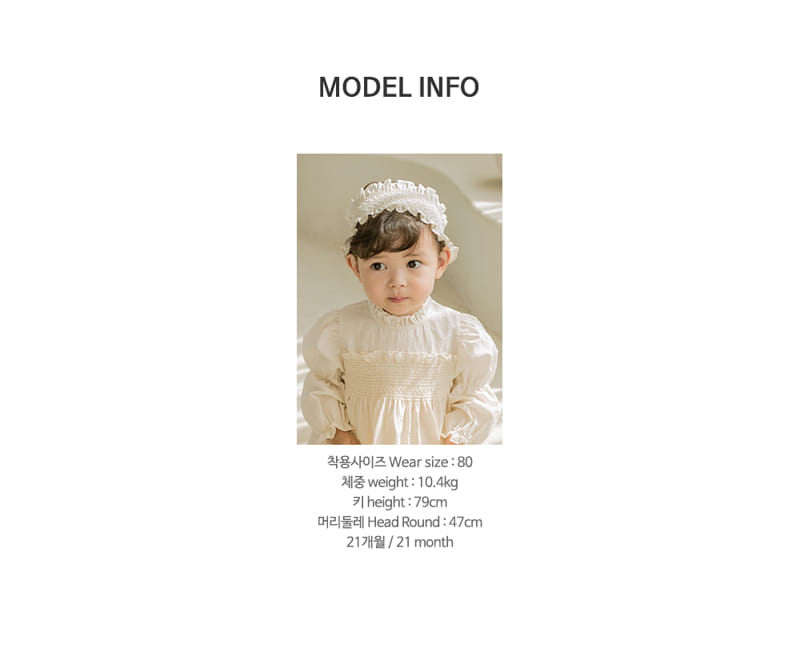 HAPPY PRINCE - Korean Children Fashion - #Kfashion4kids - Helena One-piece - 12