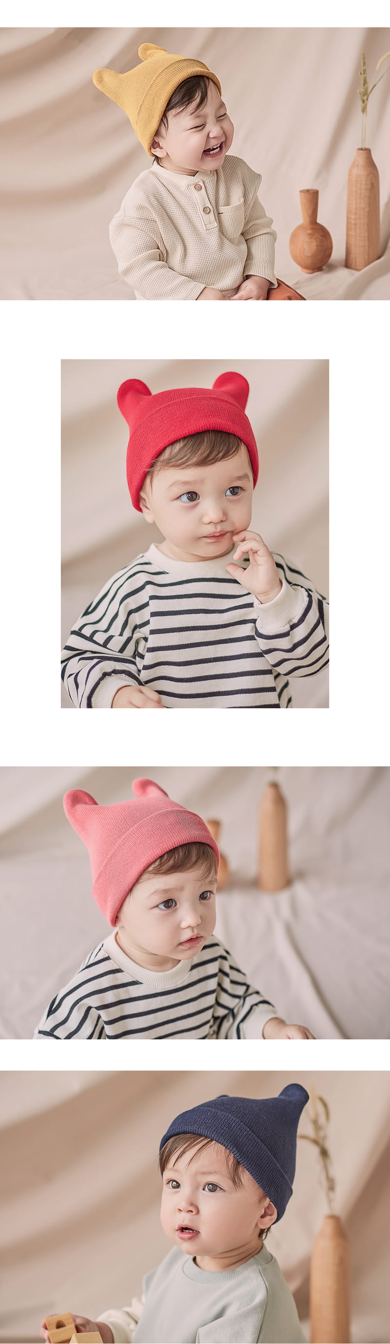 HAPPY PRINCE - Korean Children Fashion - #Kfashion4kids - Bebe Devil Beanie - 12