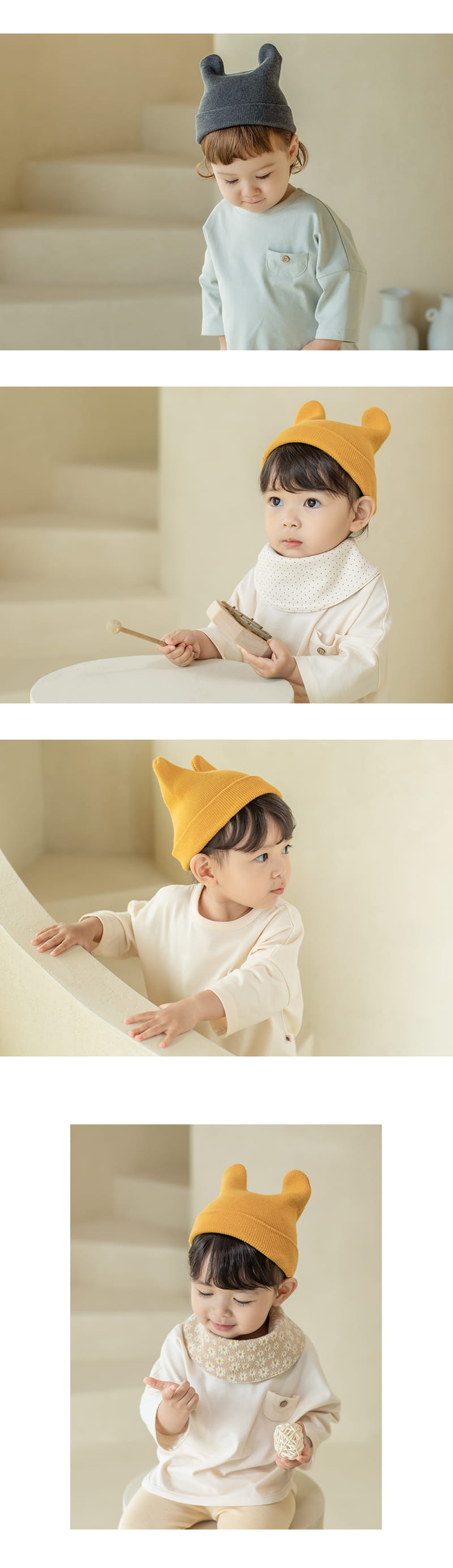 HAPPY PRINCE - Korean Children Fashion - #Kfashion4kids - Bebe Devil Beanie - 6