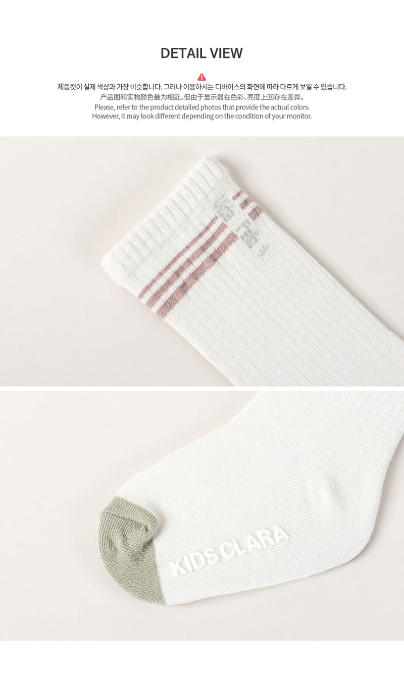 HAPPY PRINCE - Korean Children Fashion - #Kfashion4kids - Vics Baby Knee Socks [set of 5] - 10