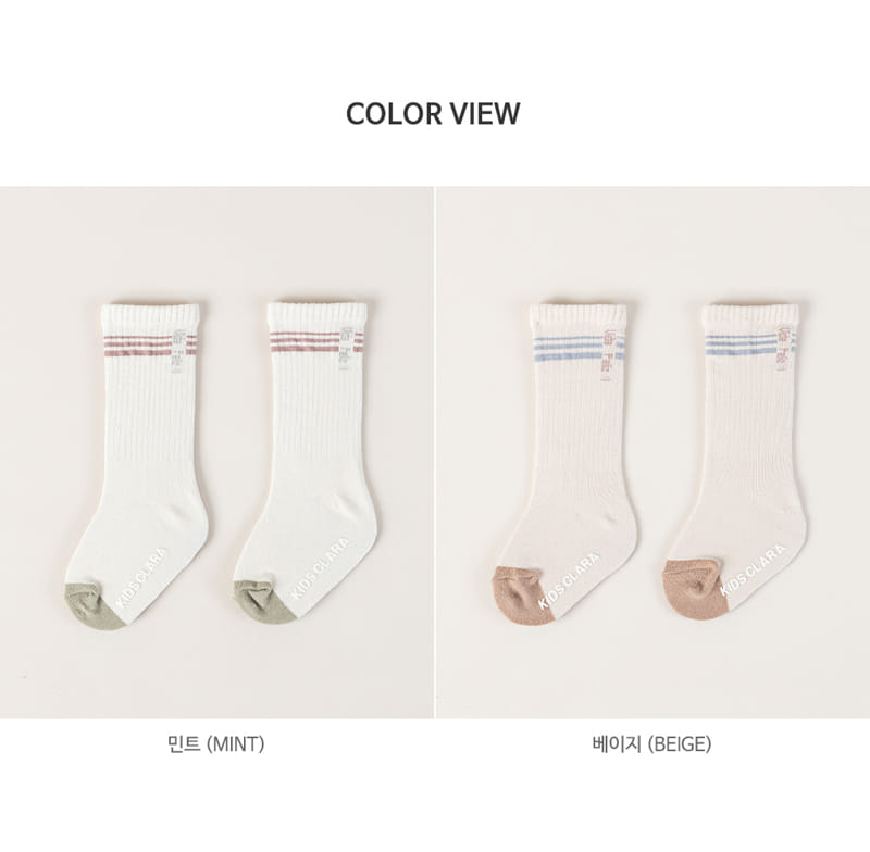 HAPPY PRINCE - Korean Children Fashion - #Kfashion4kids - Vics Baby Knee Socks [set of 5] - 11