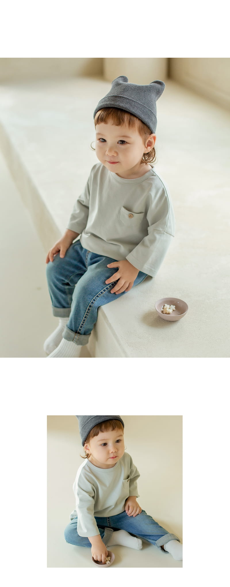 HAPPY PRINCE - Korean Children Fashion - #Kfashion4kids - Pascell Denim Baby Pants - 3