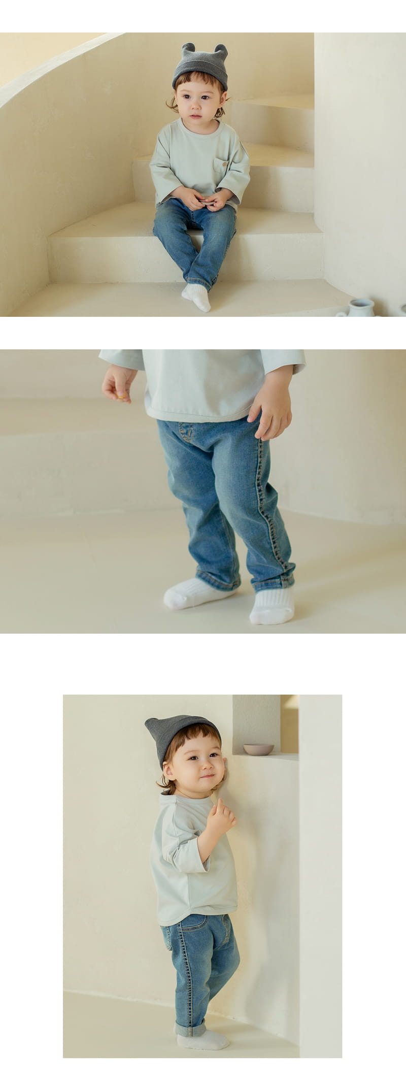 HAPPY PRINCE - Korean Children Fashion - #Kfashion4kids - Pascell Denim Baby Pants - 5