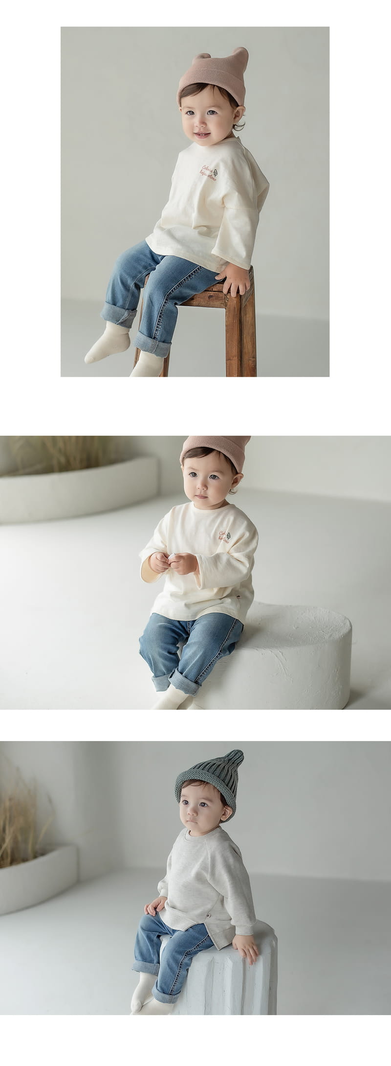 HAPPY PRINCE - Korean Children Fashion - #Kfashion4kids - Pascell Denim Baby Pants - 7