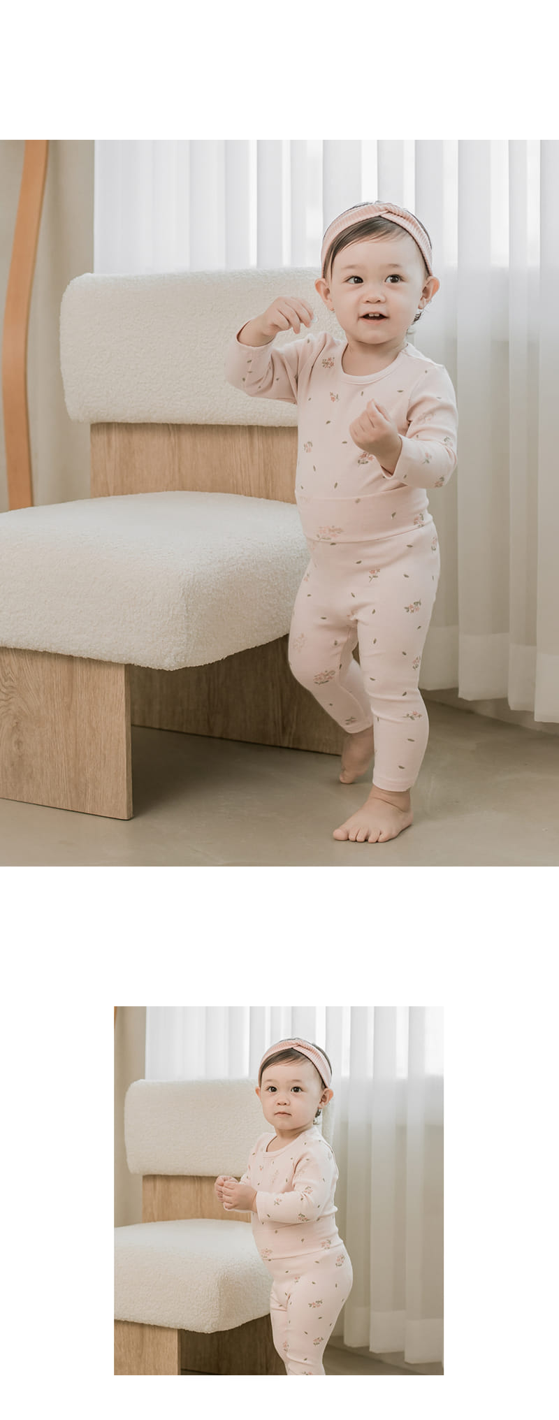 HAPPY PRINCE - Korean Children Fashion - #Kfashion4kids - Petit Comfy Belly Baby Loungewear Pink - 5