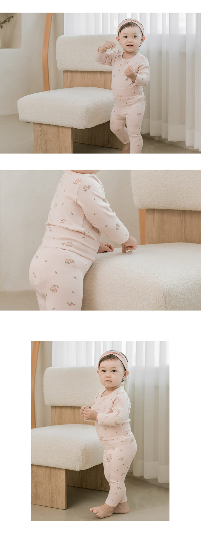 HAPPY PRINCE - Korean Children Fashion - #Kfashion4kids - Petit Comfy Belly Baby Loungewear Pink - 7