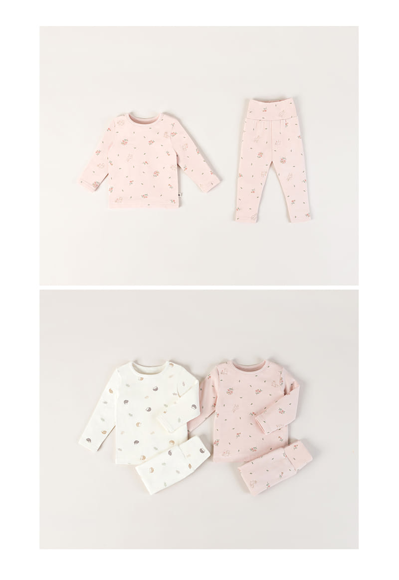 HAPPY PRINCE - Korean Children Fashion - #Kfashion4kids - Petit Comfy Belly Baby Loungewear Pink - 8