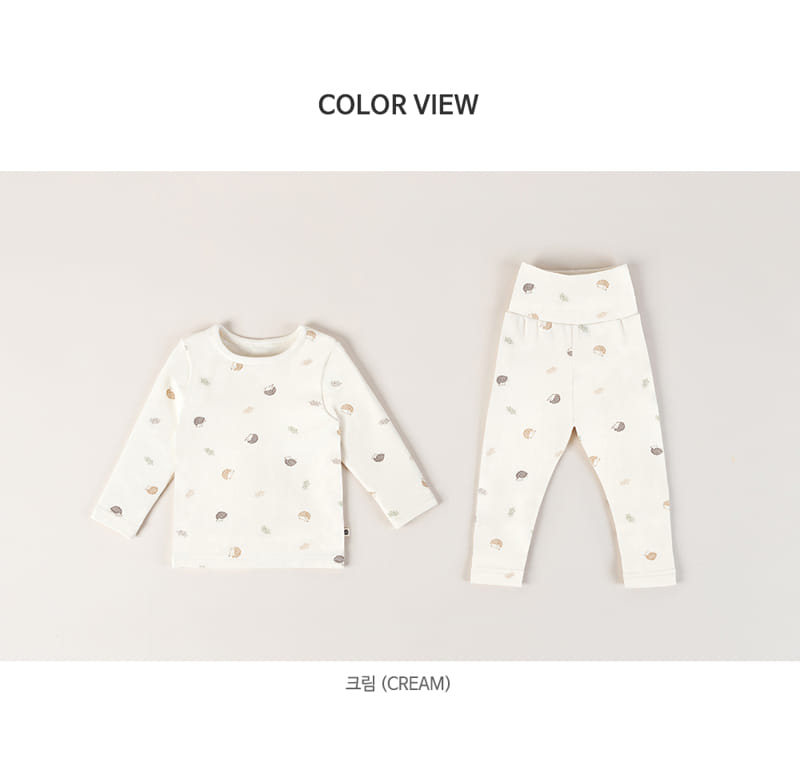 HAPPY PRINCE - Korean Children Fashion - #Kfashion4kids - Petit Comfy Belly Baby Loungewear Cream - 11