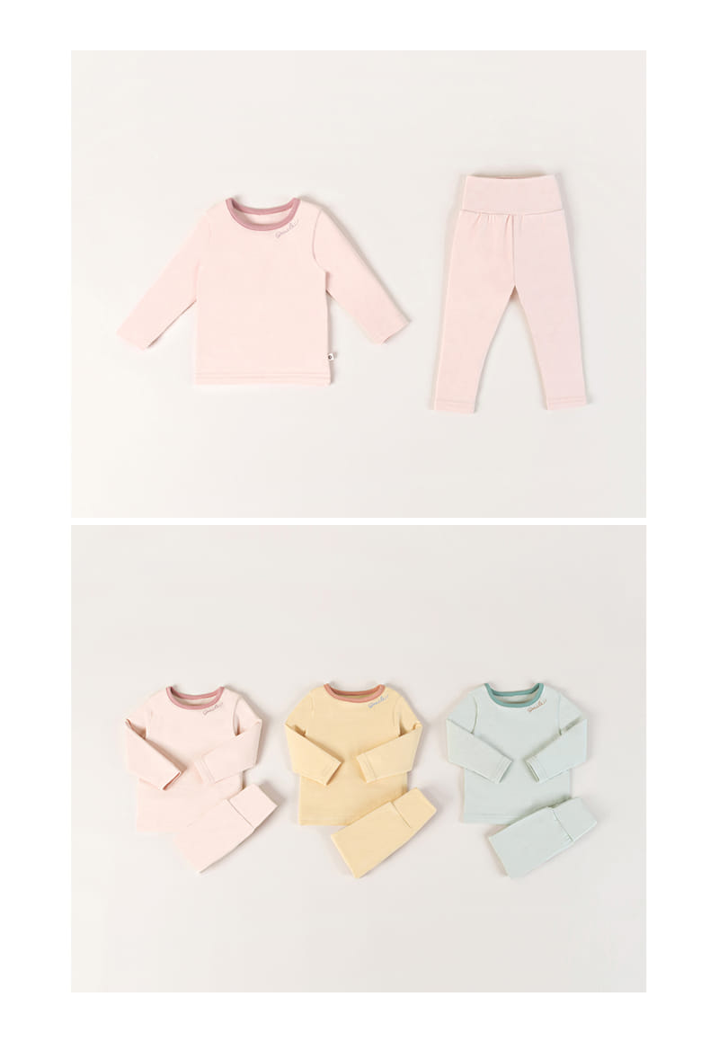 HAPPY PRINCE - Korean Children Fashion - #Kfashion4kids - Viva Comfy Belly Baby Loungewear Pink - 8