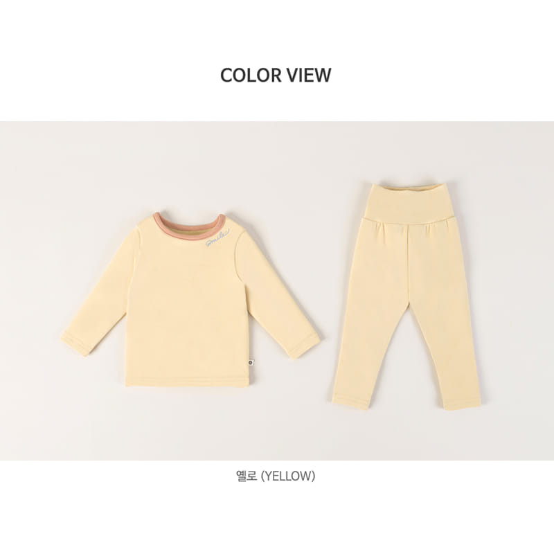 HAPPY PRINCE - Korean Children Fashion - #Kfashion4kids - Viva Comfy Belly Baby Loungwear Yellow - 11