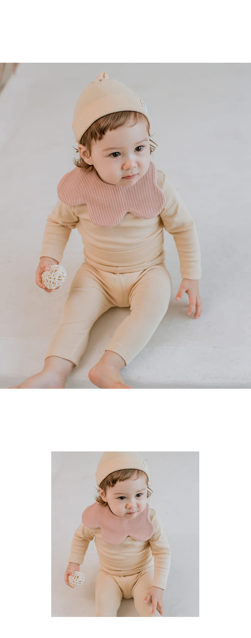 HAPPY PRINCE - Korean Children Fashion - #Kfashion4kids - Viva Comfy Belly Baby Loungwear Yellow - 5