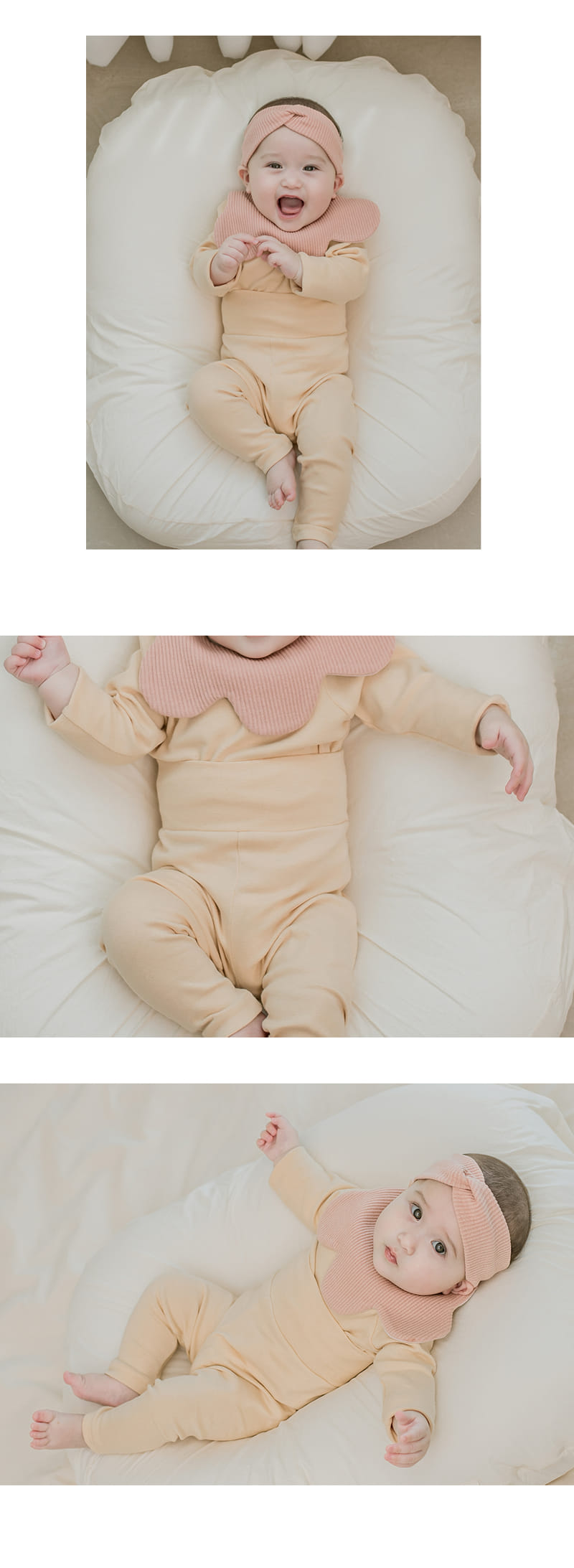 HAPPY PRINCE - Korean Children Fashion - #Kfashion4kids - Viva Comfy Belly Baby Loungwear Yellow - 9