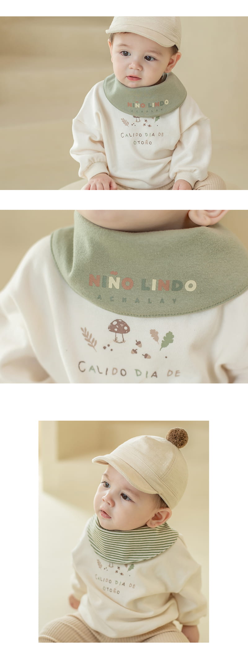 HAPPY PRINCE - Korean Children Fashion - #Kfashion4kids - Glade Reversible Baby Banana Bib - 4